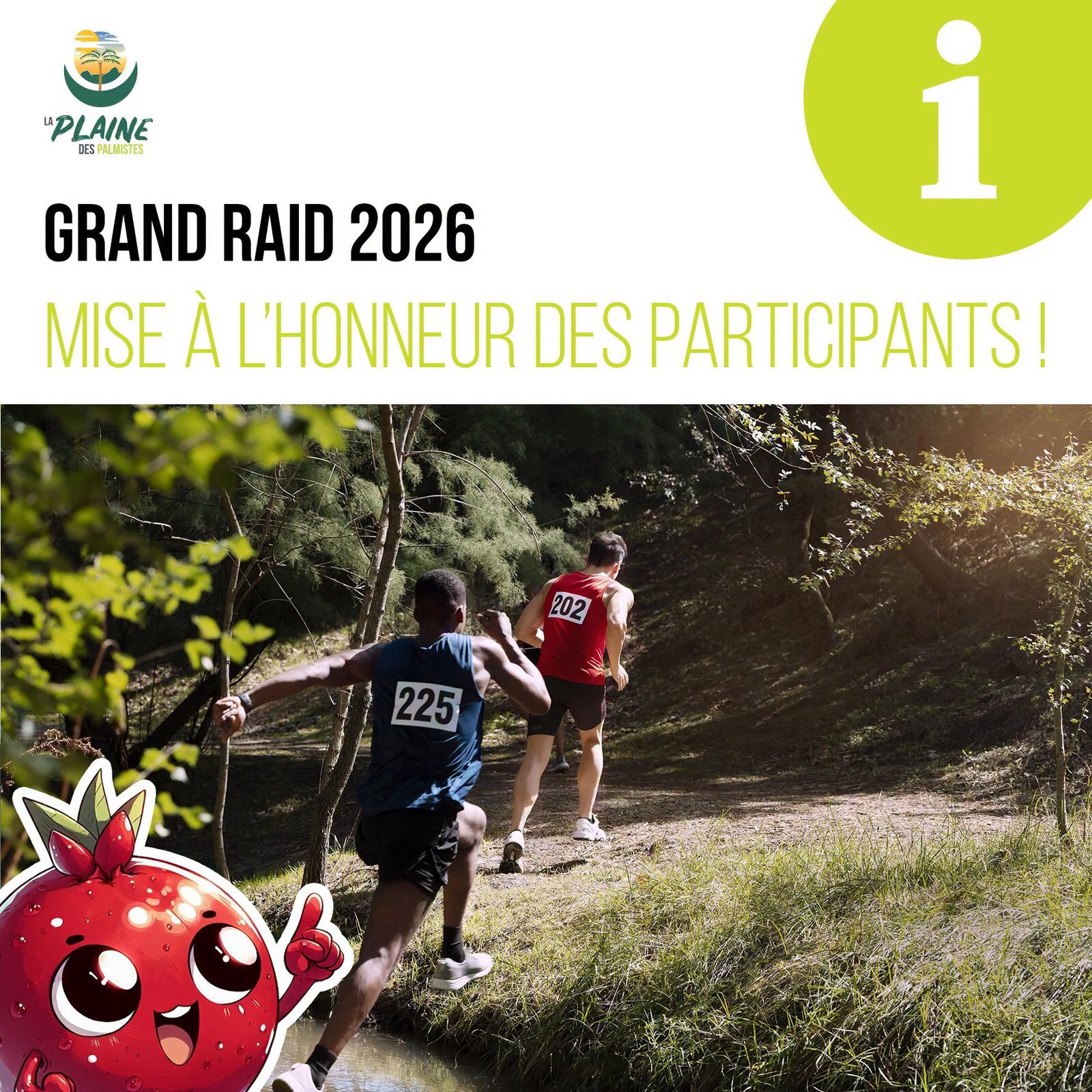Deux coureurs de trail dans les bois : Grand Raid 2026, mise à l'honneur des participants